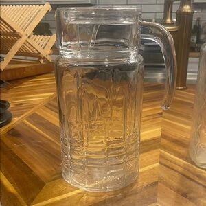 Clear Glass Pitcher